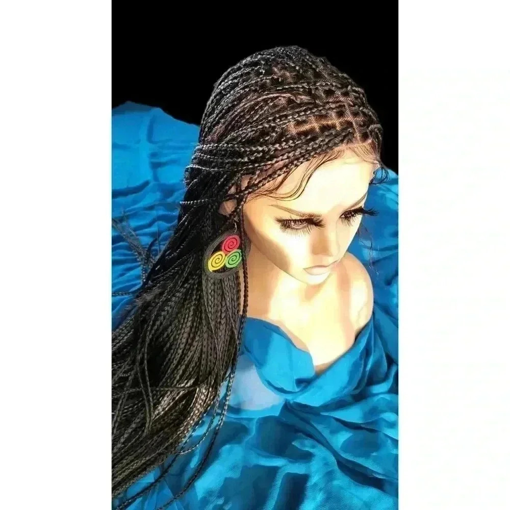Pain-Free 22" Knotless Box Braids with Lace Closure and Baby Hair - Instant, NWT - Picture 6 of 15